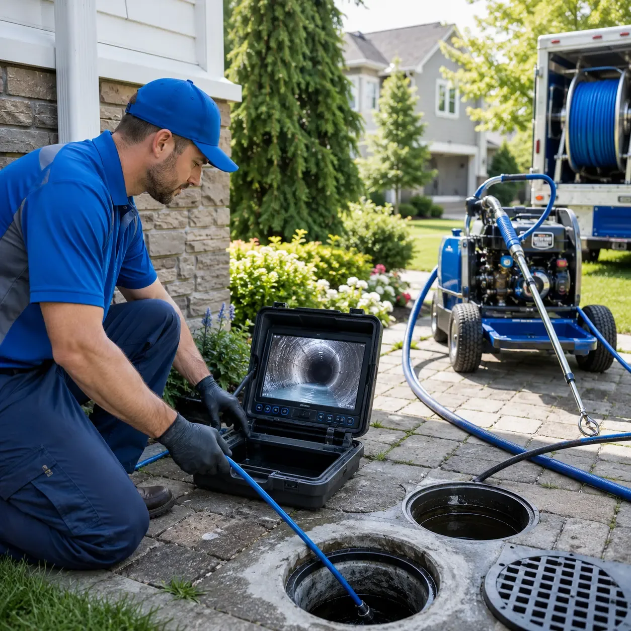 Outdoor drain cleaning professionals serving Franklin, PA
