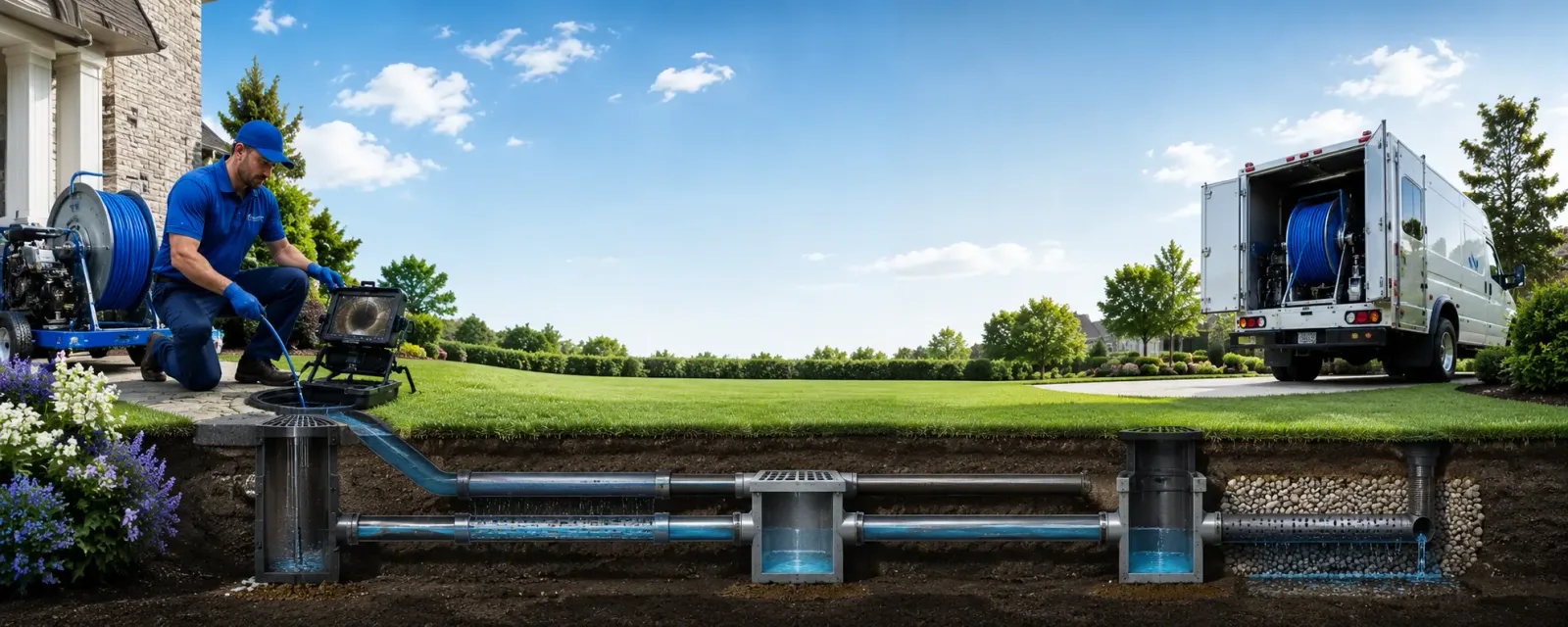 Outdoor drain cleaning information for Franklin, PA